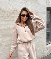 Спортивный флисовый костюм женский JAC-809A610