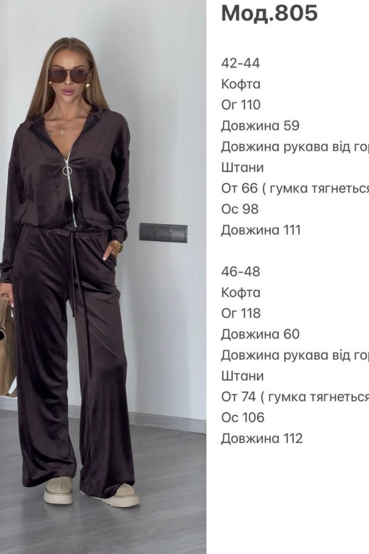 Велюровий костюм JAC-805A610