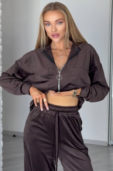 Велюровый костюм женский спортивный  JAC-805A610