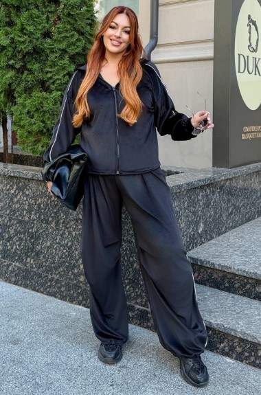 Велюровый костюм оверсайз  DAM-269A600