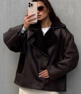 Дубленка куртка женская  ZL-0242A1100