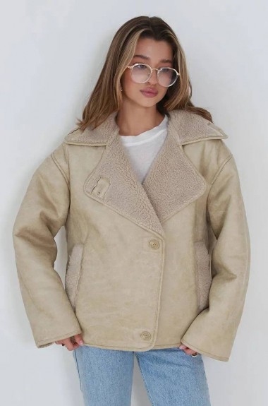 Дубленка куртка женская  ZL-0242A1100