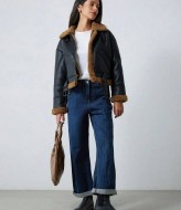 Дубленка женская кожаная  ZL-02437A1100