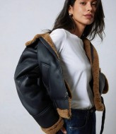 Дубленка женская кожаная  ZL-02437A1100