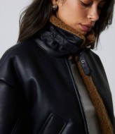 Дубленка женская кожаная  ZL-02437A1100