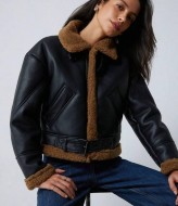 Дубленка женская кожаная  ZL-02437A1100