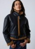 Дубленка женская кожаная ZL-02437A1100