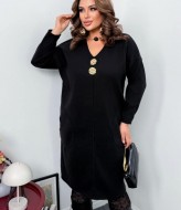 Жіноча сукня із золотими гудзиками ZP-1319A13.5