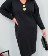Жіноча сукня із золотими гудзиками ZP-1319A13.5