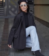 Кашемировое полупальто женское  BB-027A1100