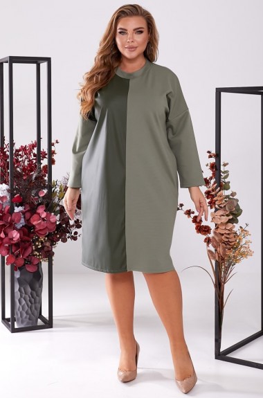 Платья для полных девушек на каждый день NA-256A690 Платья для полных девушек на каждый день NA-256A690