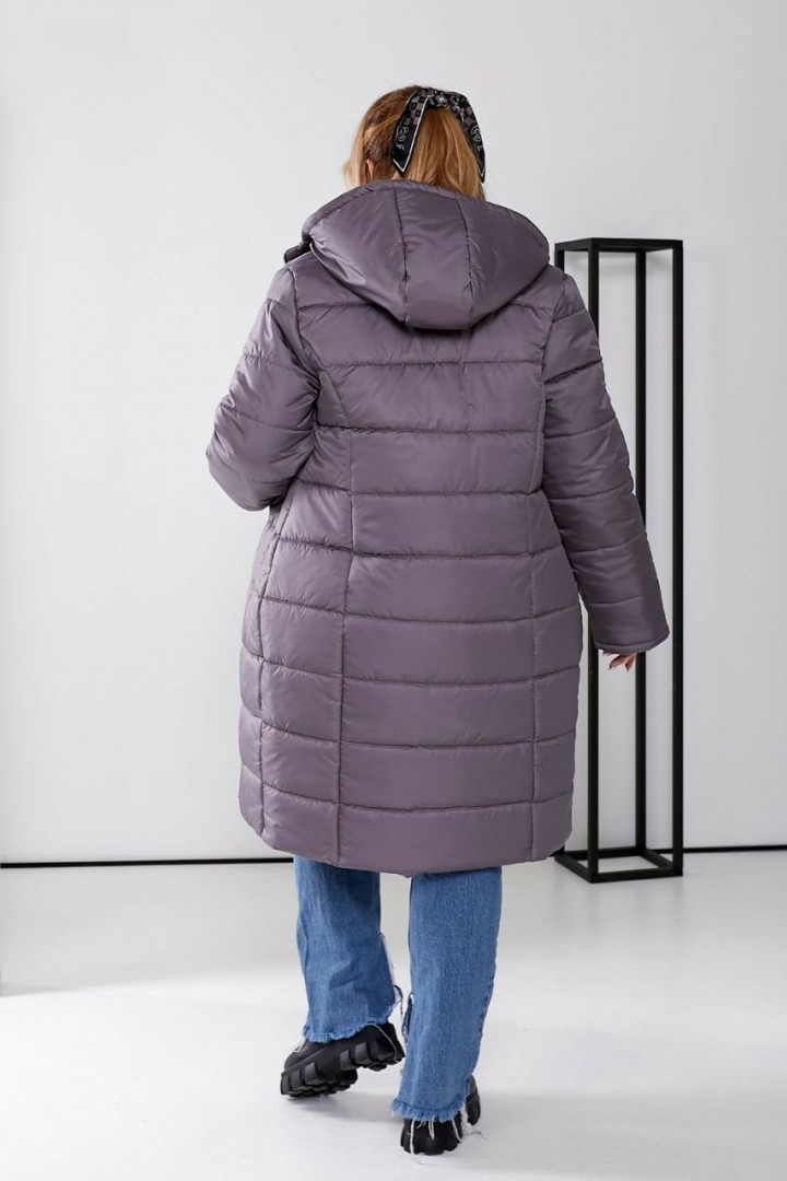 Стеганное зимнее пальто  AJ-17164A850