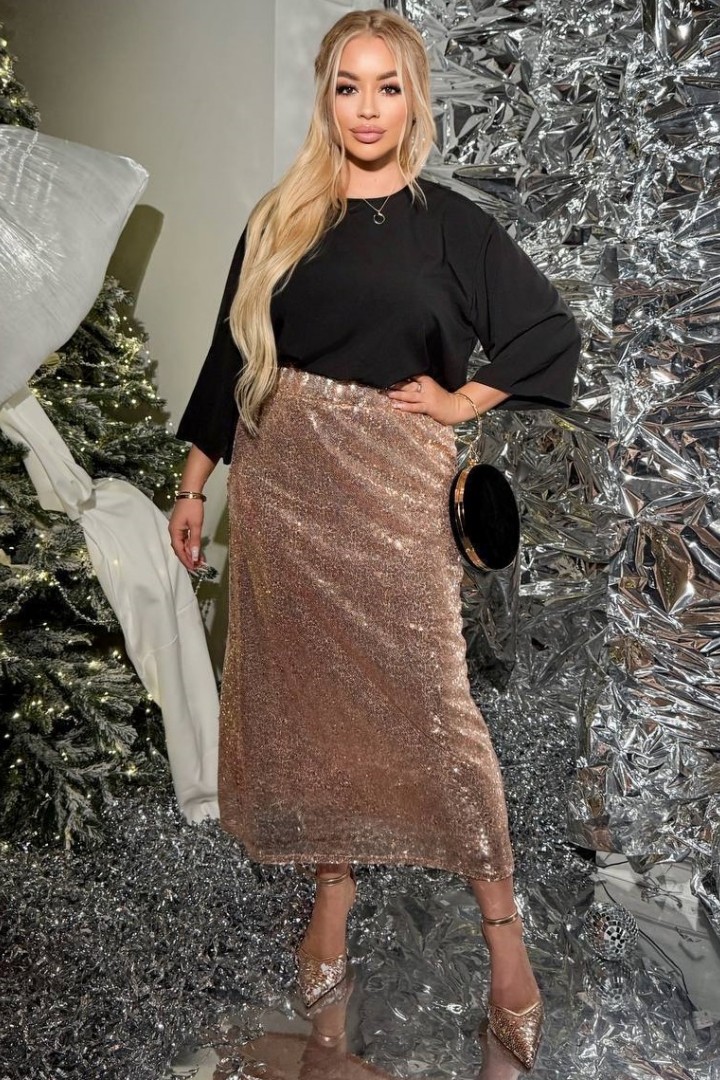 Новорічна спідниця ANK-7023A350