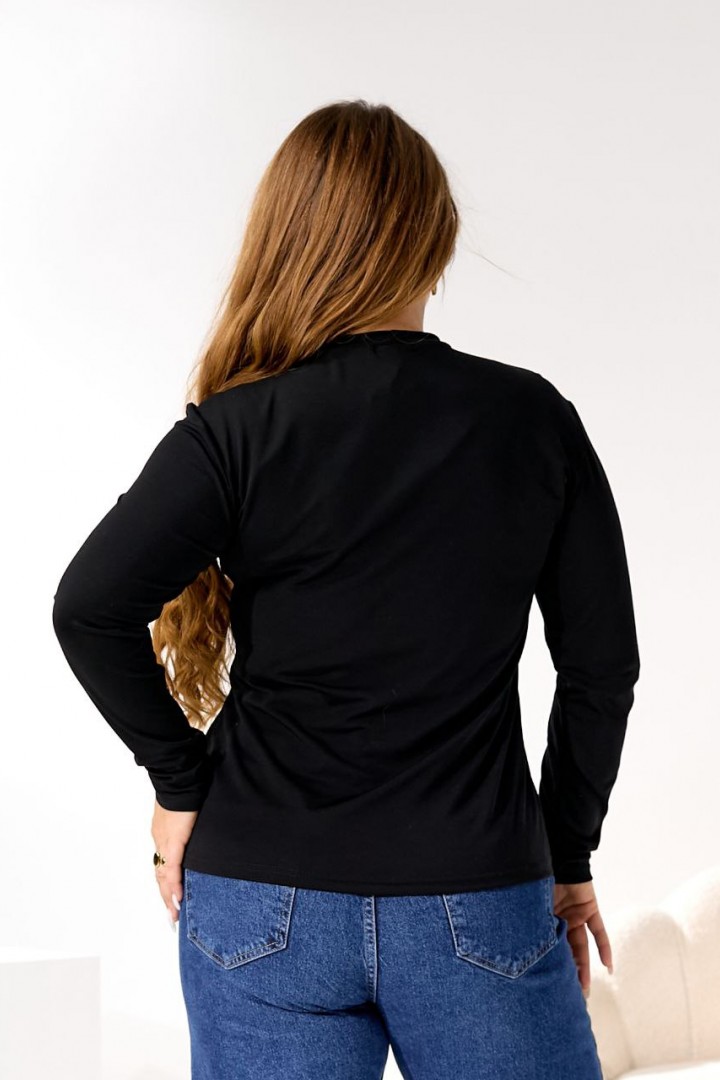 Базовый приталенный лонгслив TAS-512A390