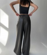 Кожаные объемные штаны DMP-A7240A350