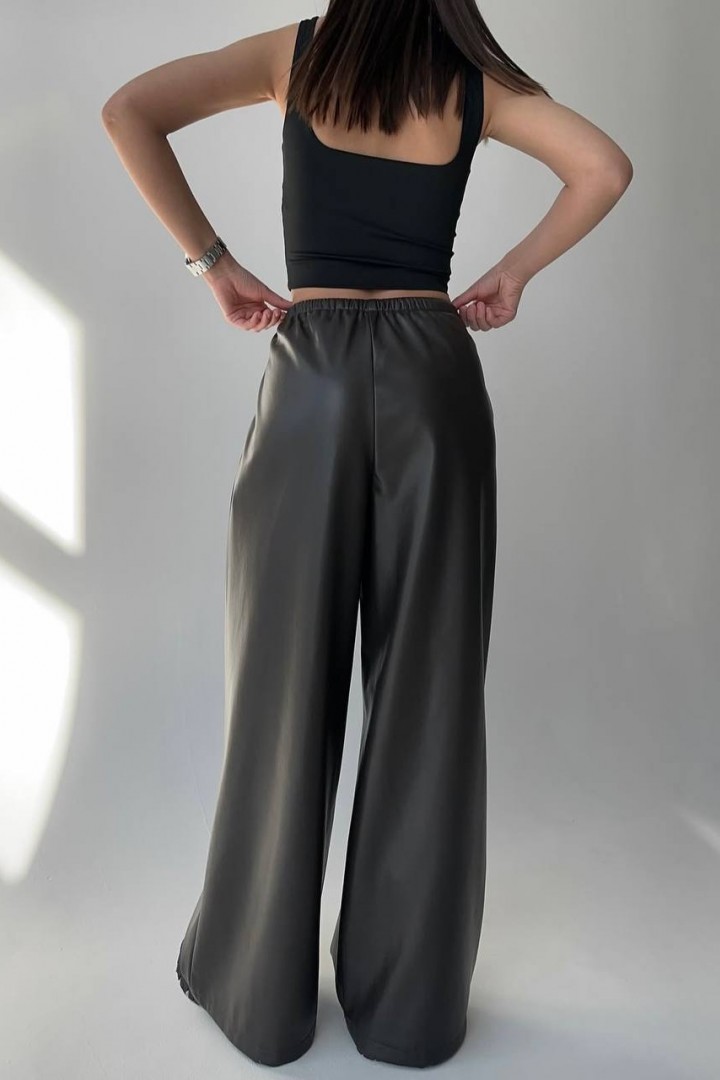 Кожаные объемные штаны DMP-A7240A350