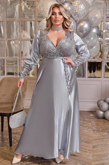 Вечернее платье на запах YM-05588.8A18 Вечернее платье на запах YM-05588.8A18