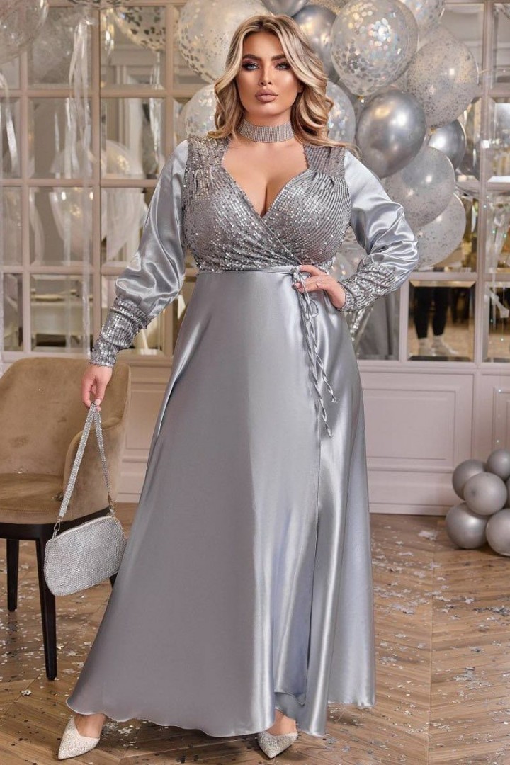 Вечернее платье на запах YM-05588.8A18