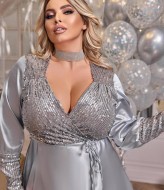 Вечернее платье на запах YM-05588.8A18