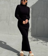 Сукня міді в рубчик IMMA-260A530