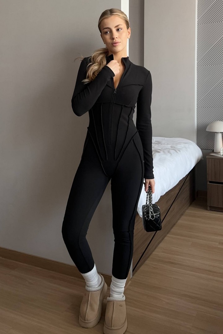 Комбинезон с акцентными швами MOK-642A500