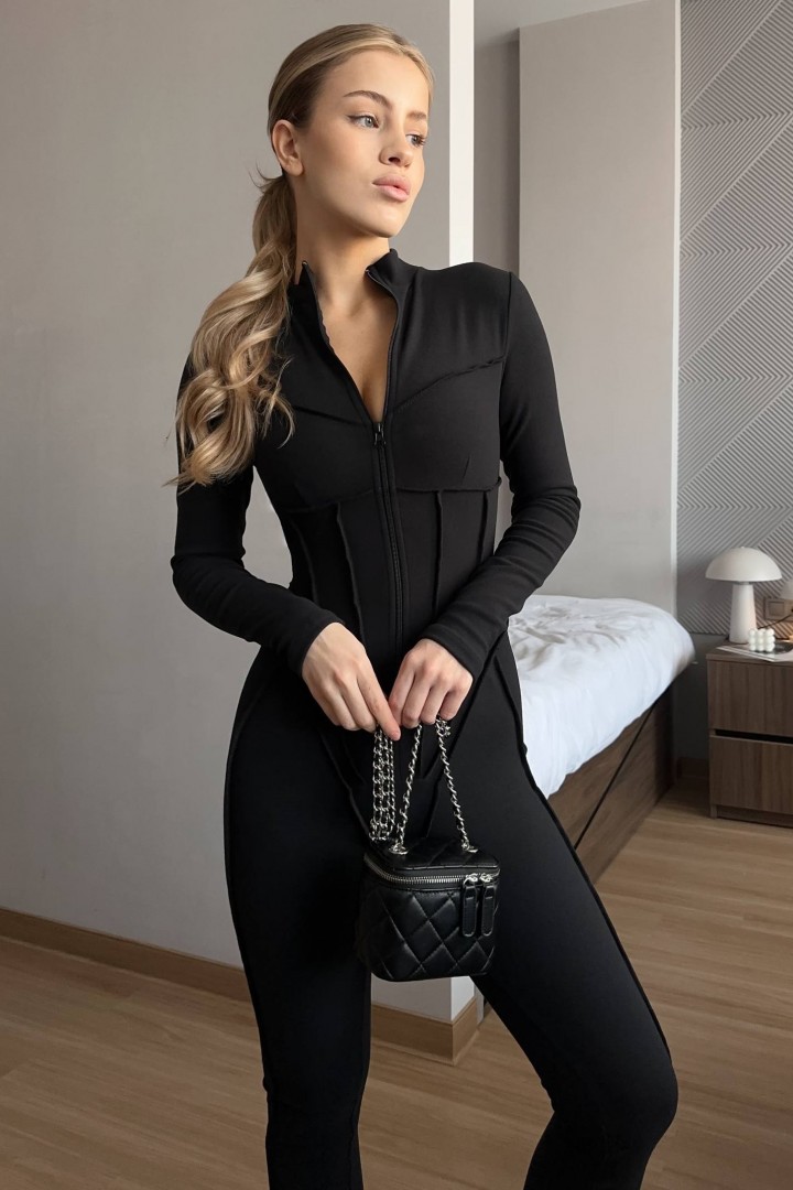 Комбинезон с акцентными швами MOK-642A500