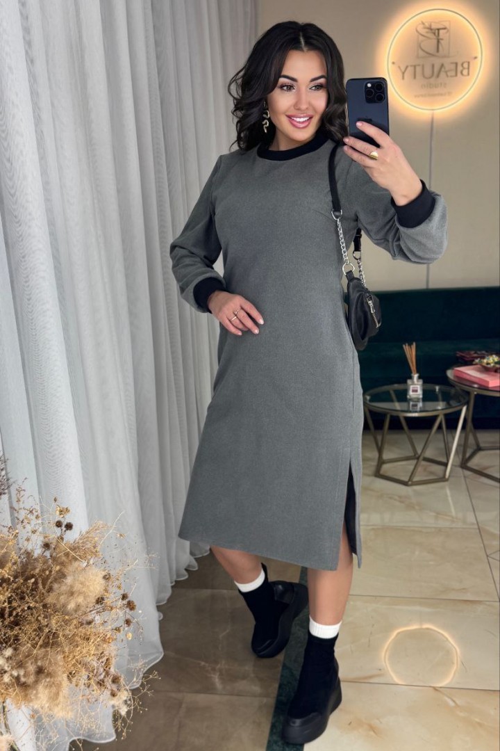 Трикотажное платье MYD-607A550