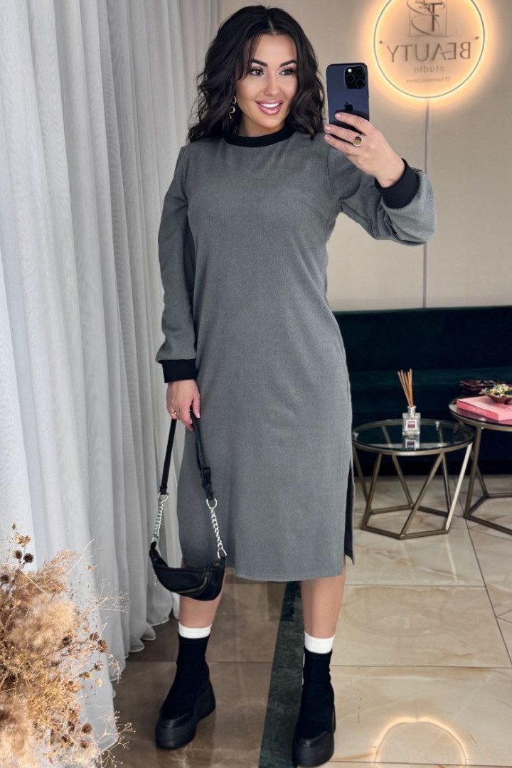 Трикотажное платье MYD-607A550