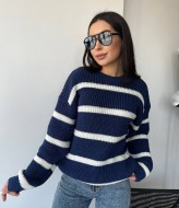 Женский свитер в полоску IND-5011A520
