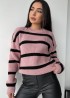 Женский свитер в полоску IND-5011A520