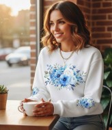 Свитшот на флисе женский  IO-746A320