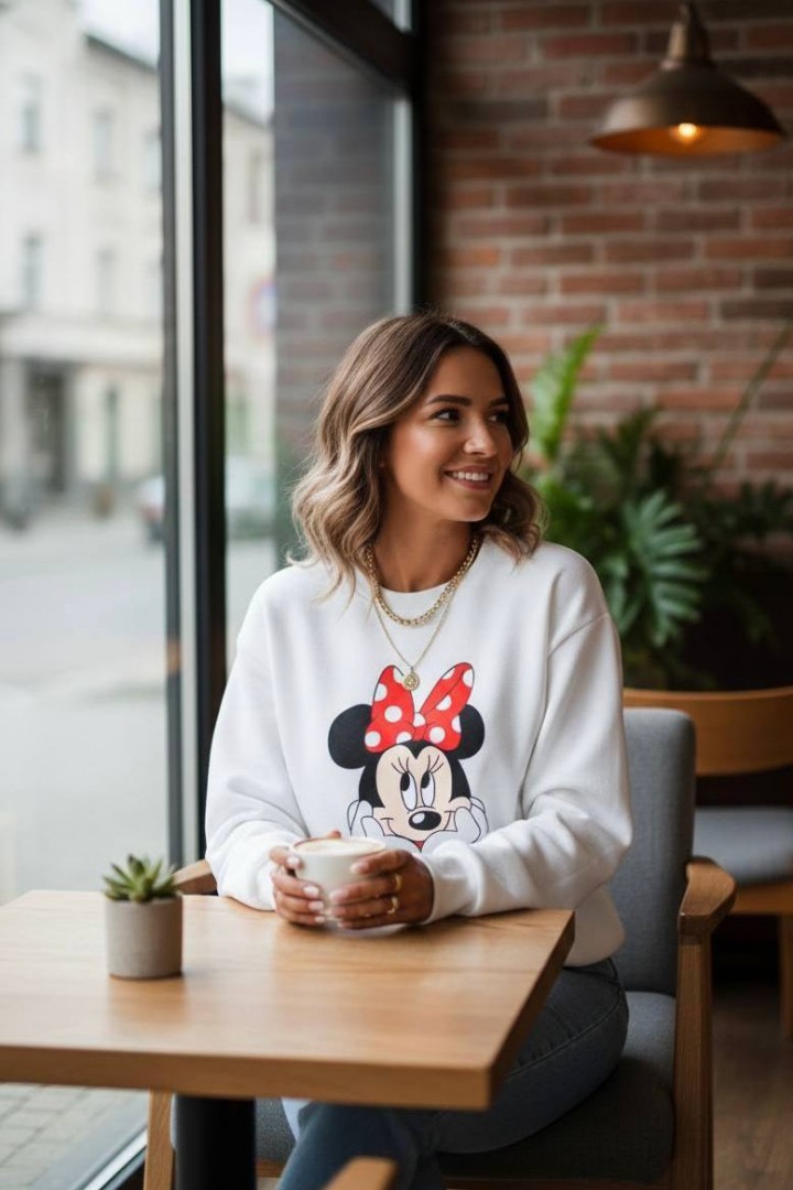 Свитшот на флисе женский  IO-746A320