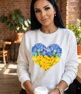 Свитшот на флисе женский  IO-746A320