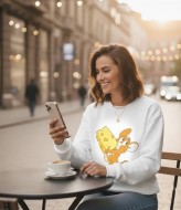 Свитшот на флисе женский  IO-746A320