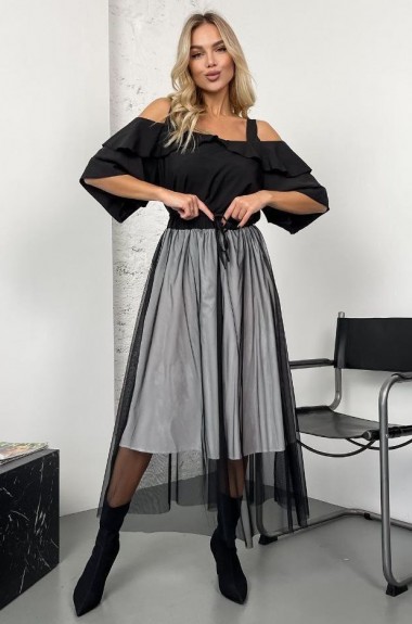 Жіночий костюм блузка та спідниця KC-3262A600