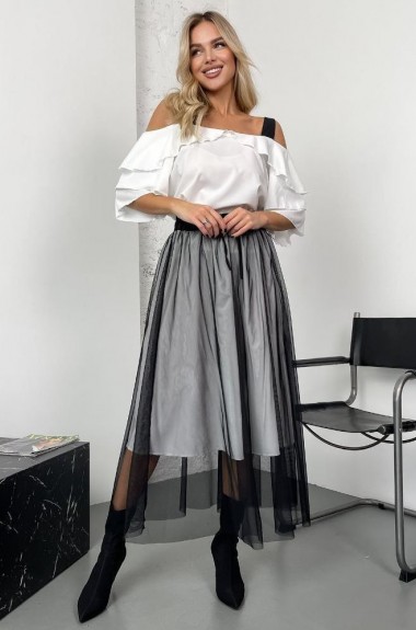 Жіночий костюм блузка та спідниця KC-3262A600