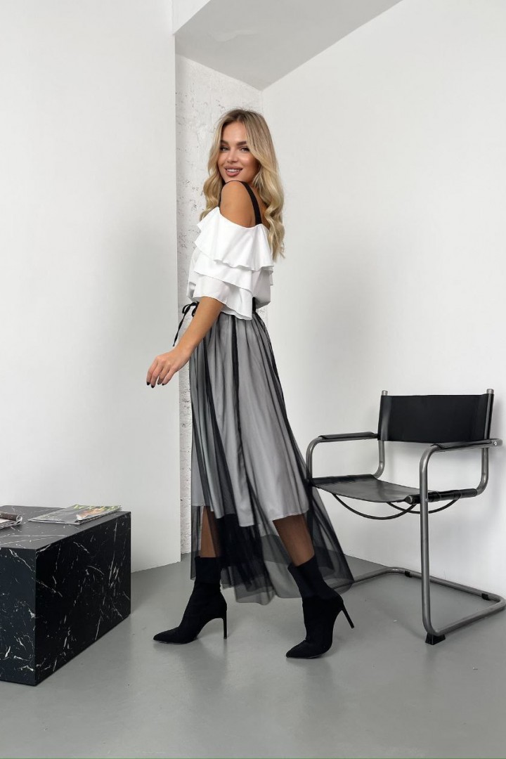 Жіночий костюм блузка та спідниця KC-3262A600