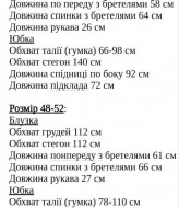 Жіночий костюм блузка та спідниця KC-3262A600