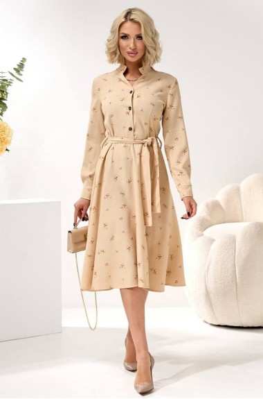 Вельветовое платье с принтом TS-472A520B560