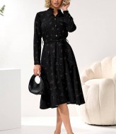 Вельветова сукня з принтом TS-472A520B560