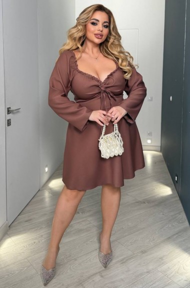 Женское платье со шнуровкой на спине YM-5535.20A15