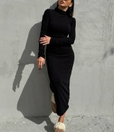 Трикотажное длинное платье IMMA-288A470