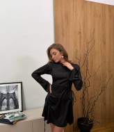 Шелковое платье короткое  ANB-476A400