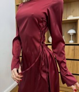 Шелковое платье короткое  ANB-476A400