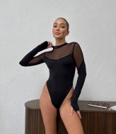 Боди с прозрачными вставками ANB-477A300