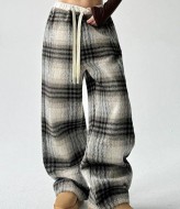 Брюки oversize в клетку DMP-A7107A300