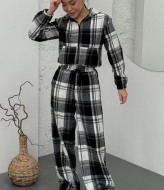 Теплый костюм двойка в клетку DMP-A7177A520