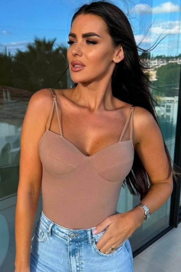 Стильный боди с чашками IO-757A450