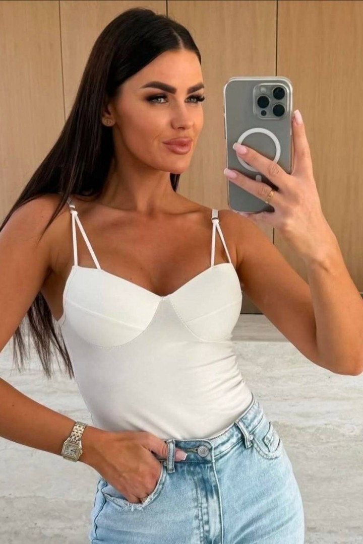 Стильный боди с чашками IO-757A450