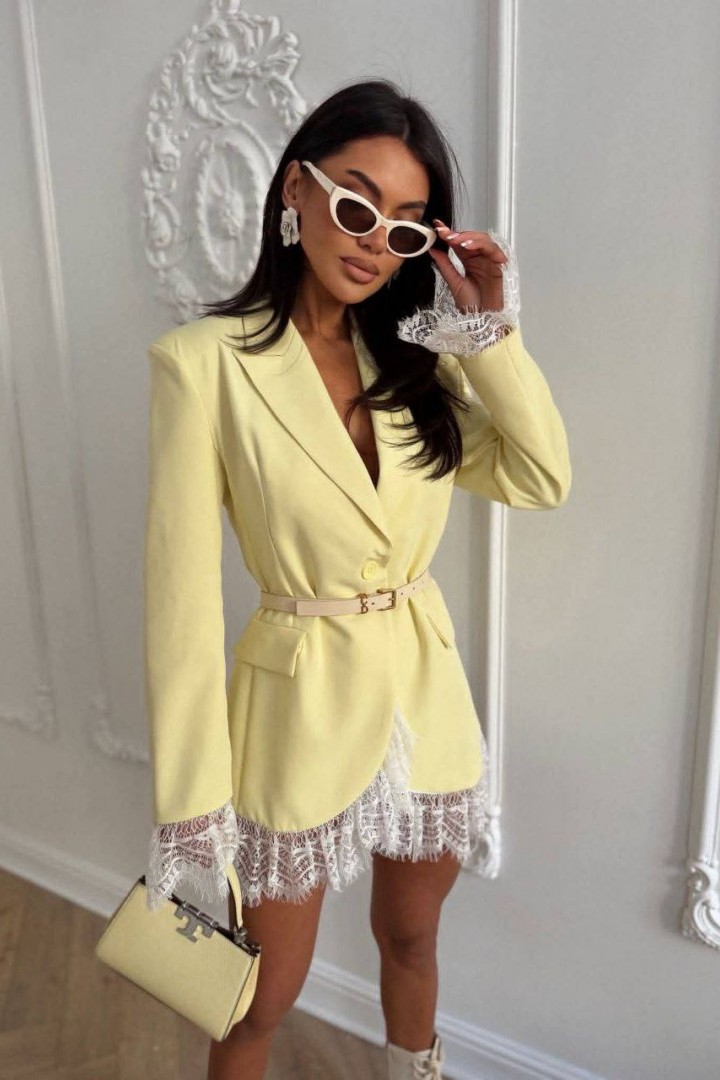 Пиджак с кружевом IO-806A700